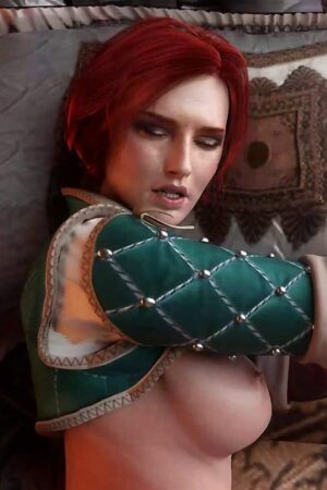 Triss Lip Bite hentai video