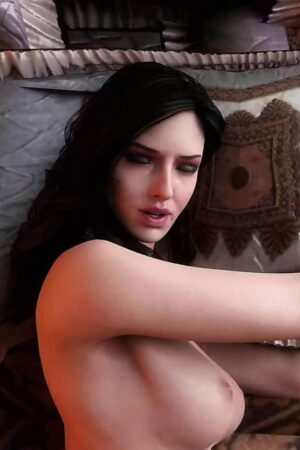 Yennefer Lip Bite hentai video