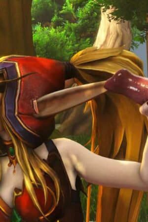 Blood Elf 2 Cocks hentai video